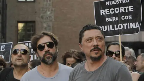 Los actores Carlos y Javier Bardem Los actores Carlos y Javier Bardem