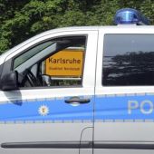 Vehículo policial en Alemania