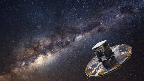 Recreación del instrumento Gaia que censará mil millones de estrellas dentro de la Vía Láctea Recreación del instrumento Gaia que censará mil millones de estrellas dentro de la Vía Láctea