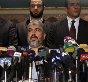 El líder del movimiento islamista palestino Hamás, Jaled Mesha El líder del movimiento islamista palestino Hamás, Jaled Mesha