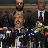 El líder del movimiento islamista palestino Hamás, Jaled Mesha