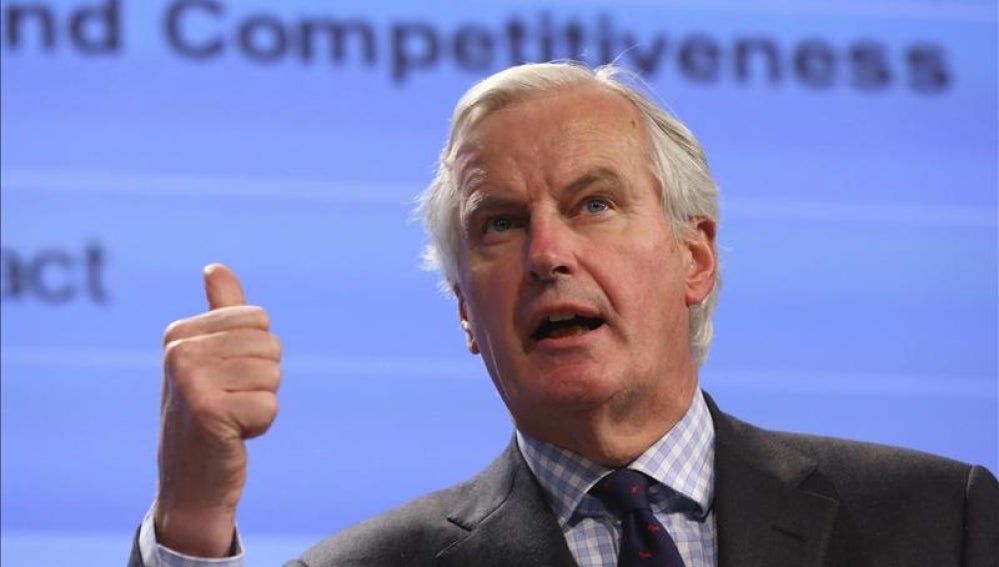  El comisario de Mercado Interior y Servicios Financieros, Michel Barnier.  