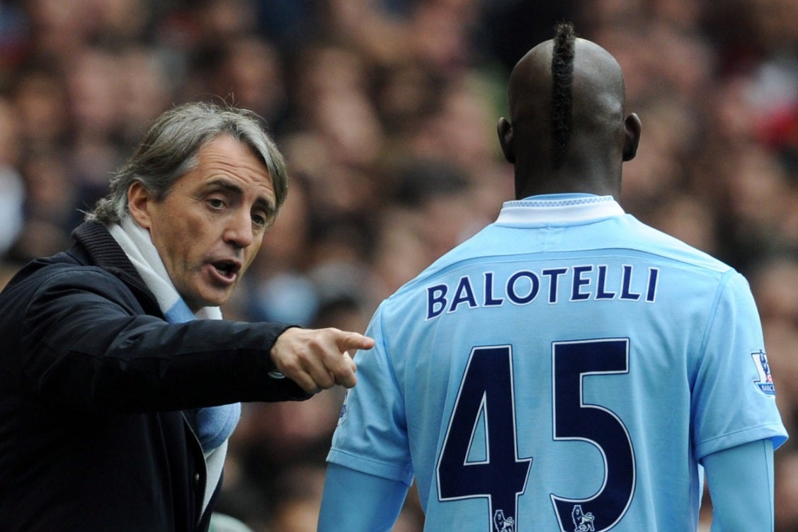 Mancini: "Espero que la carrera de Balotelli no acabe como la de Adriano" Mancini: "Espero que la carrera de Balotelli no acabe como la de Adriano"