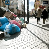 Huelga de recogida de basura en Granada Huelga de recogida de basura en Granada