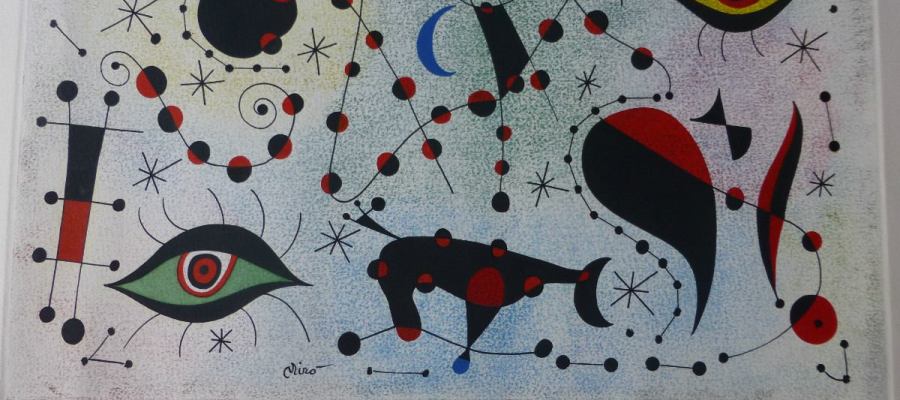 Grabado de Joan Miro Grabado de Joan Miro