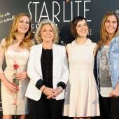 Ana Obregón, Beatriz de Orleans, Rokko y Natalia Sánchez en la presentación del cartel de la gala 'Starlite' 2013