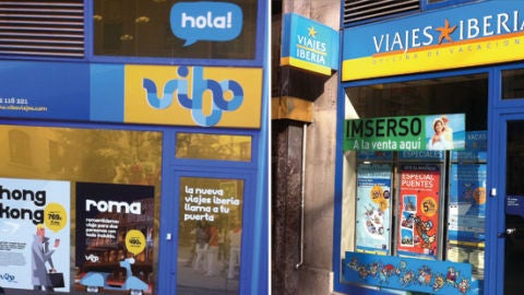 Agencia de viajes Vibo, perteneciente al grupo Orizonia.