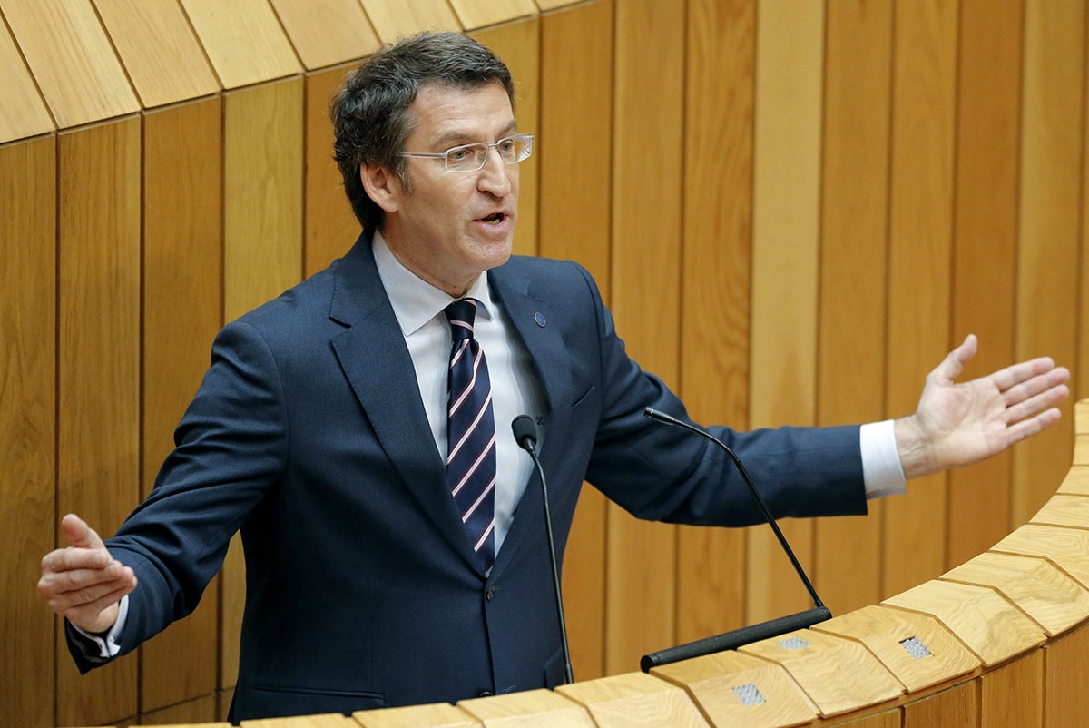 Núñez Feijóo: "Llevan 12 años preguntando y los gallegos decidiendo confiar en el PP" Núñez Feijóo: "Llevan 12 años preguntando y los gallegos decidiendo confiar en el PP"