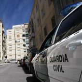 Efectivos de la Guardia Civil en Huelva