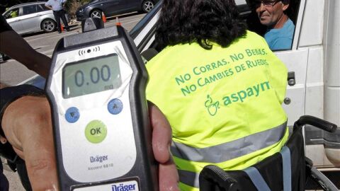 Alcohol&iacute;metro en una imagen de archivo