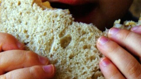 Ni&ntilde;o comiendo