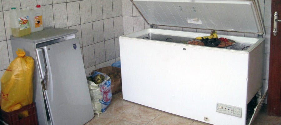 Imagen de un congelador Imagen de un congelador