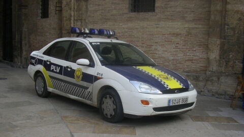 Coche de la Polic&iacute;a Local de Valencia