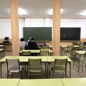 Aulas vacías en la huelga general del sector educativo Aulas vacías en la huelga general del sector educativo