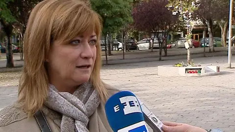 Isabel de la Fuente, madre de una víctima del Madrid Arena Isabel de la Fuente, madre de una víctima del Madrid Arena