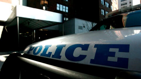 Coche de polic&iacute;a de EEUU