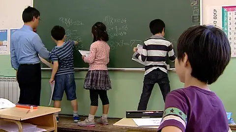 Alumnos de un colegio japonés en España Alumnos de un colegio japonés en España