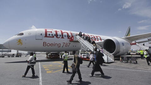 Avi&oacute;n de Ethiopian Airlines 
