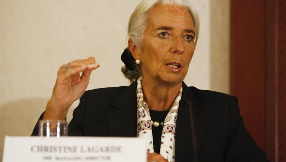 La directora del FMI, Christine Largarde.