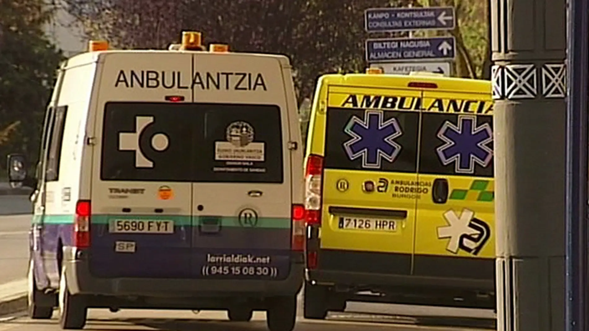 Una ambulancia del País Vasco