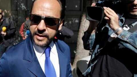 'El Bigotes' a su llegada al juzgado