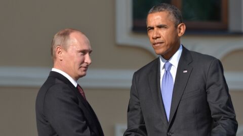 Vladimir Putin y Barack Obama