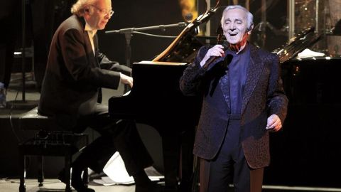 El cantante franc&eacute;s Charles Aznavour
