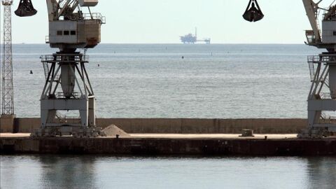 La plataforma de gas Castor