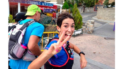 Alma Obreg&oacute;n en la Madrid-Segovia de 2014