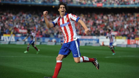 Tiago Mendes celebra su gol con el Atl&eacute;tico de Madrid