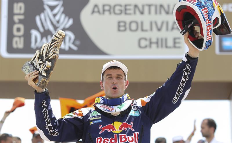Marc Coma: "Las condiciones van mejorando y en principio se va ha poder correr la séptima etapa del Dakar" Marc Coma: "Las condiciones van mejorando y en principio se va ha poder correr la séptima etapa del Dakar"