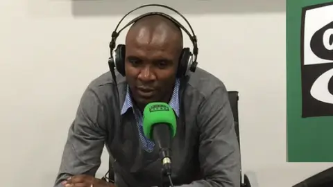 Eric Abidal, en los estudios de Onda Cero Eric Abidal, en los estudios de Onda Cero