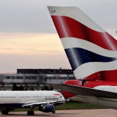 Aviones de British Airways, en el aeropuerto de Heathrow