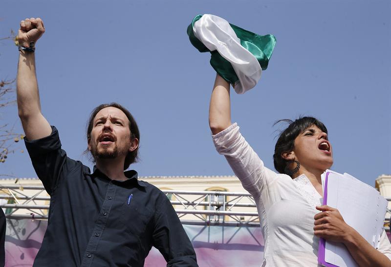 Denuncian a Pablo Iglesias y Teresa Rodríguez por incitación al odio tras las elecciones andaluzas Denuncian a Pablo Iglesias y Teresa Rodríguez por incitación al odio tras las elecciones andaluzas