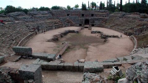 Anfiteatro romano de M&eacute;rida