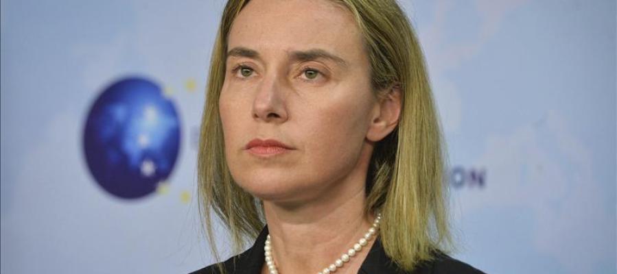 La representante de Política Exterior de la Unión Europea, Federica Mogherini La representante de Política Exterior de la Unión Europea, Federica Mogherini