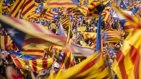 Esteladas en Cataluña Esteladas en Cataluña