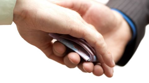 Corrupci&oacute;n, soborno