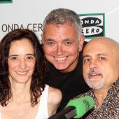 Juan Ramón Lucas con Ana Torrent y Juan Carlos Pérez de la Fuente
