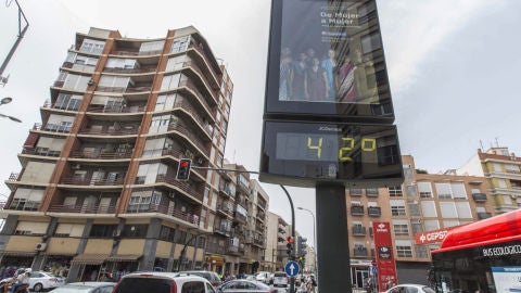 Altas temperaturas en el levante peninsular