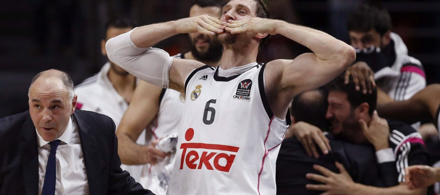 Nocione celebra la Euroliga del Real Madrid Nocione celebra la Euroliga del Real Madrid