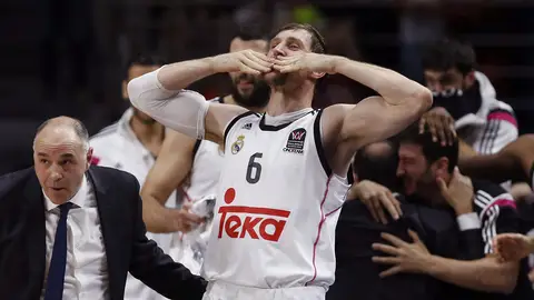 Nocione celebra la Euroliga del Real Madrid Nocione celebra la Euroliga del Real Madrid