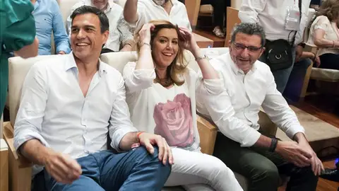 Susana Díaz y Pedro Sánchez Susana Díaz y Pedro Sánchez