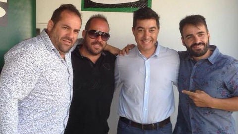 Manguara con Juan Valderrama en M&aacute;s de Uno