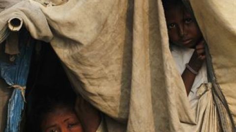 Una de las expresiones de la pobreza se presenta en los campos de refugiados