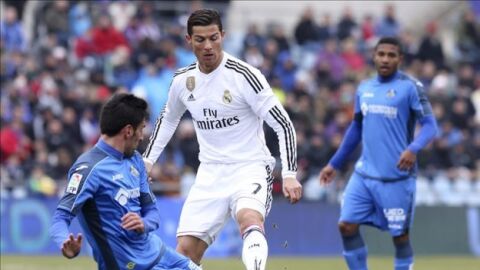 Cristiano Ronaldo ante el Getafe