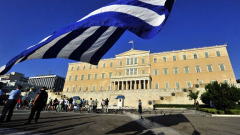 Parlamento griego en Atenas