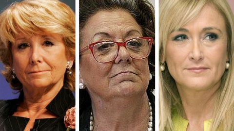 Esperanza Aguirre, Cristina Cinfuentes. Rita Barbera