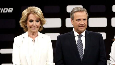 Esperanza Aguirre y Antonio Miguel Carmona