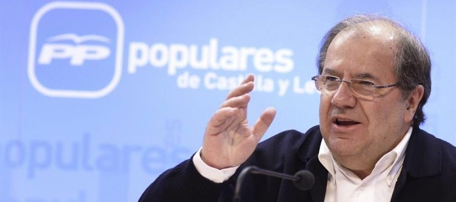 El candidato del PP a la presidencia de la Junta de Castilla y León, Juan Vicente Herrera